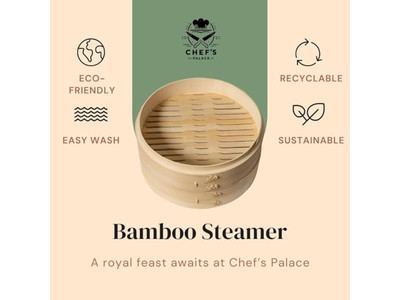 2 Layer Dumping Natural Bamboo Steamer Basket