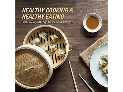 Bamnboo Kitchen 3 Layer Bamboo Steamer Basket