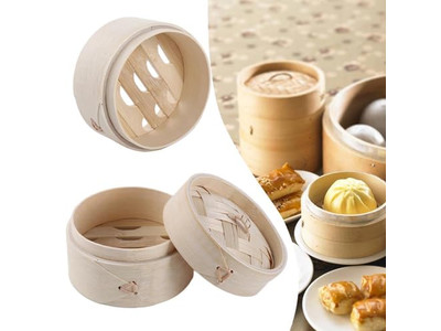 Big Momo Dim Sum Steamers Bamboo Steamer Basket