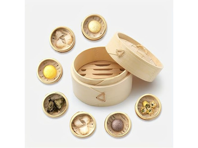 Chinese Dim Sum Bamboo Steamer Basket
