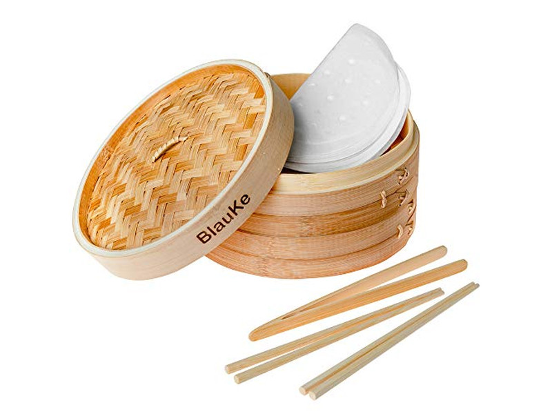 Factory Big Pot Inserts Bamboo Steamer Basket