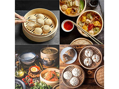 Factory Big Pot Inserts Bamboo Steamer Basket