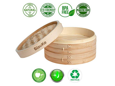 Factory Big Pot Inserts Bamboo Steamer Basket