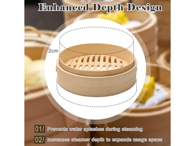 Machine Steamed Bun Pot Bamboo Steamer Basket