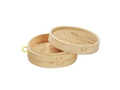 Pot Set Cabinet Sausage Bamboo Steamer Basket