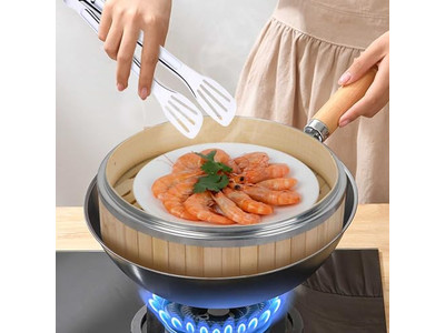 Pot Sets Cookware Bamboo Steamer Basket