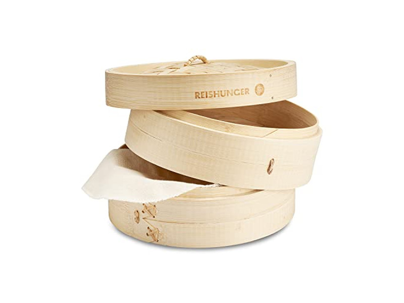 Pudding Kitchen Dim Sum Bamboo Steamer Basket