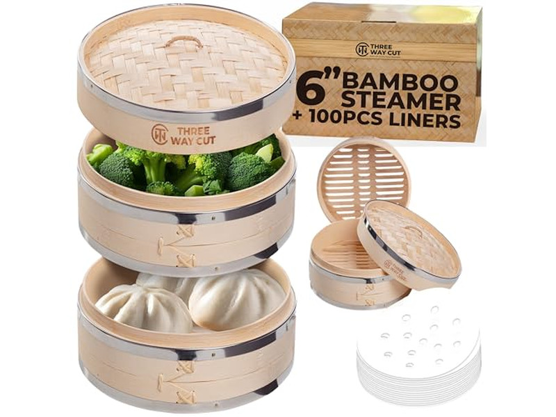 Seafood Dimsum Steamers Bamboo Steamer Basket
