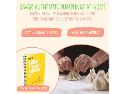 Set Wood Gas Momo Sausages Bamboo Steamer Basket