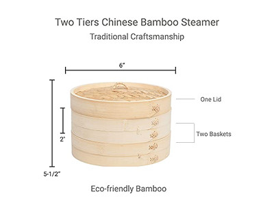 Steam Pot Cookware For Food Bamboo Steamer Basket