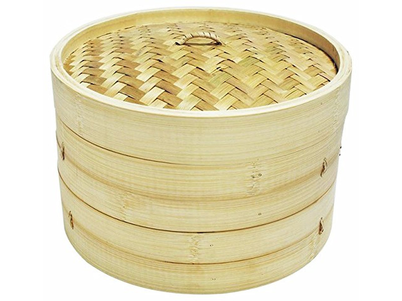 Steamed Egg Drain Steam Rack Bamboo Steamer Basket