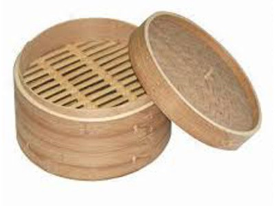 Steamed Egg Drain Steam Rack Bamboo Steamer Basket