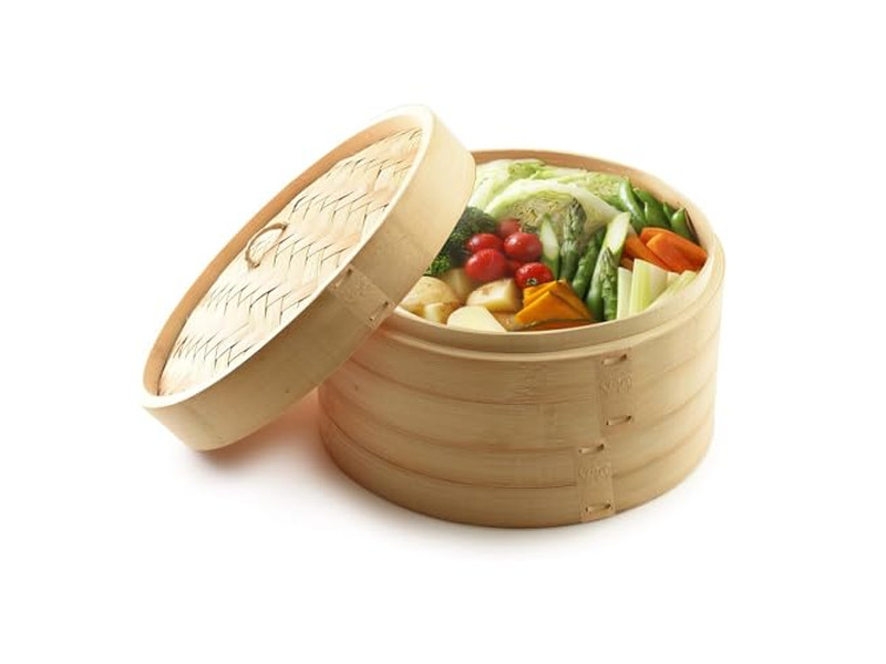 Steamers Baskets Steaming Bamboo Steamer Basket