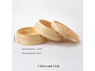 Steamers Baskets Steaming Bamboo Steamer Basket