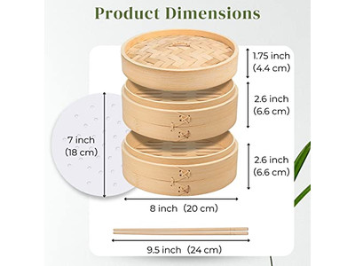 Steaming Baskets Bamboo Steamer Basket