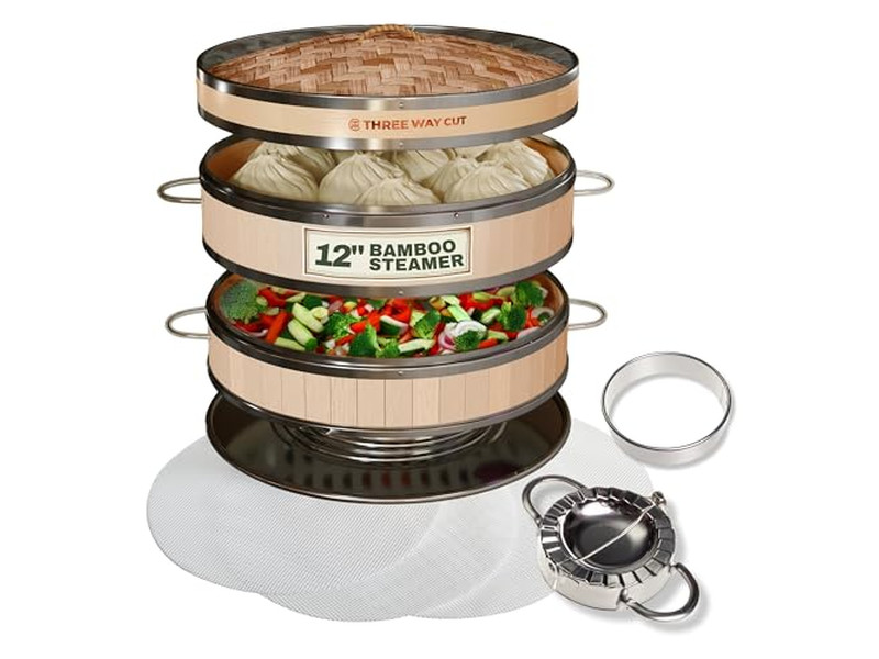Stovetop Cooking Steamers Bamboo Steamer Basket