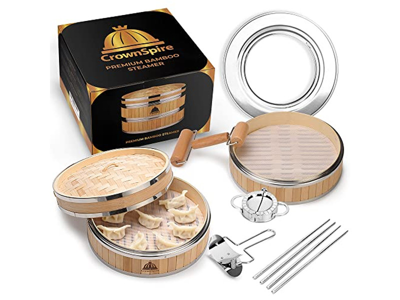 Streamer Steamers Cooker Bamboo Steamer Basket