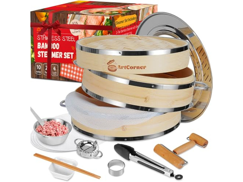 Stremaer Bomboo Streamer Bamboo Steamer Basket