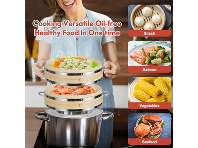 Stremaer Bomboo Streamer Bamboo Steamer Basket